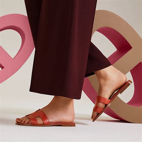 hermes oran tropical|Hermes oran sandals.